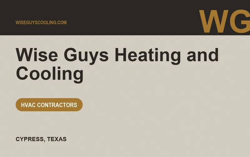 Wise Guys Heating and Cooling in Cypress, Texas