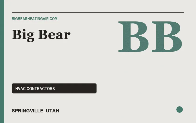Big Bear in Springville, Utah
