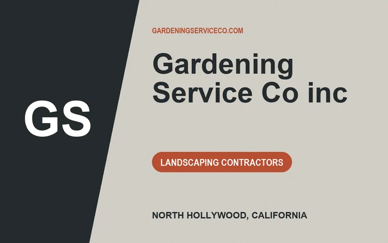 Gardening Service Co inc in North Hollywood, California