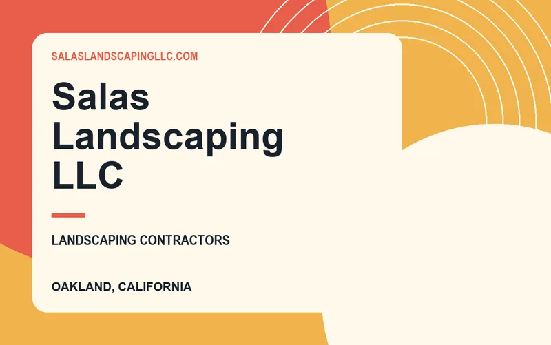 Salas Landscaping LLC in Oakland, California