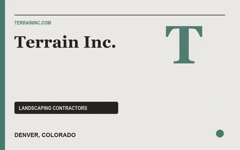 Terrain Inc. in Denver, Colorado