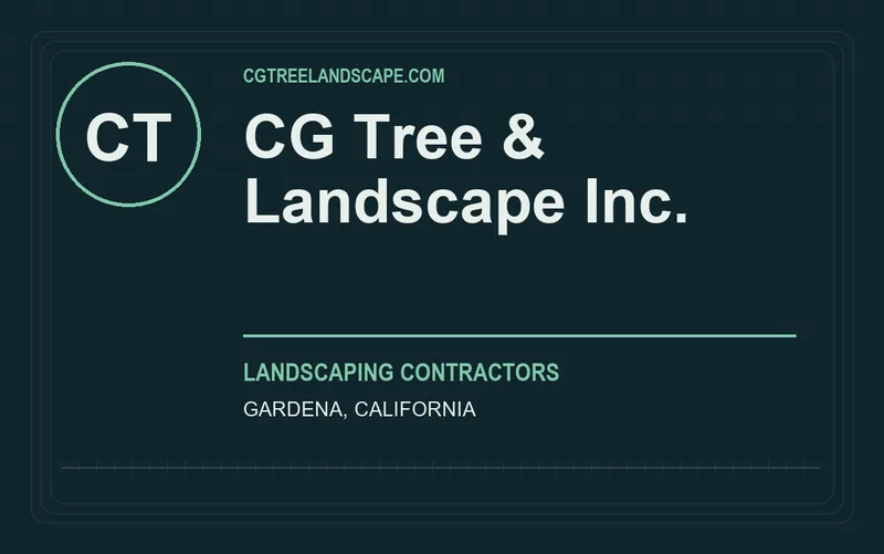 CG Tree & Landscape Inc. in Gardena, California