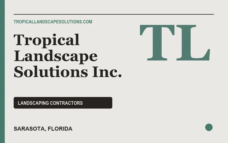 Tropical Landscape Solutions Inc. in Sarasota, Florida