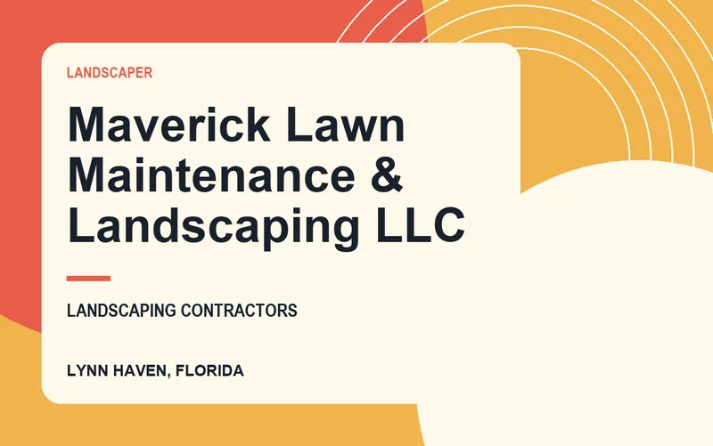 Maverick Lawn Maintenance & Landscaping LLC in Lynn Haven, Florida