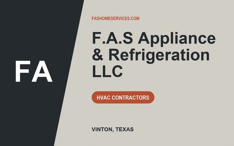 F.A.S Appliance & Refrigeration LLC in Vinton, Texas