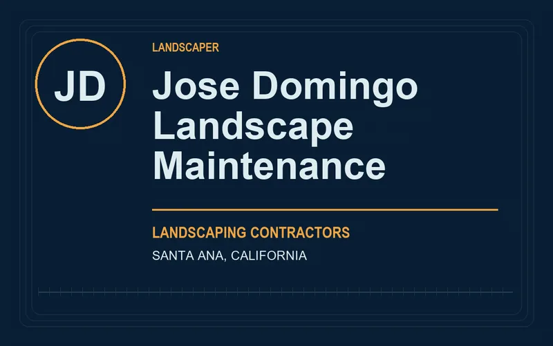 Jose Domingo Landscape Maintenance in Santa Ana, California