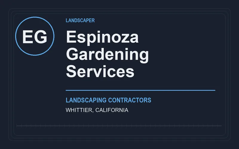 Espinoza Gardening Services in Whittier, California
