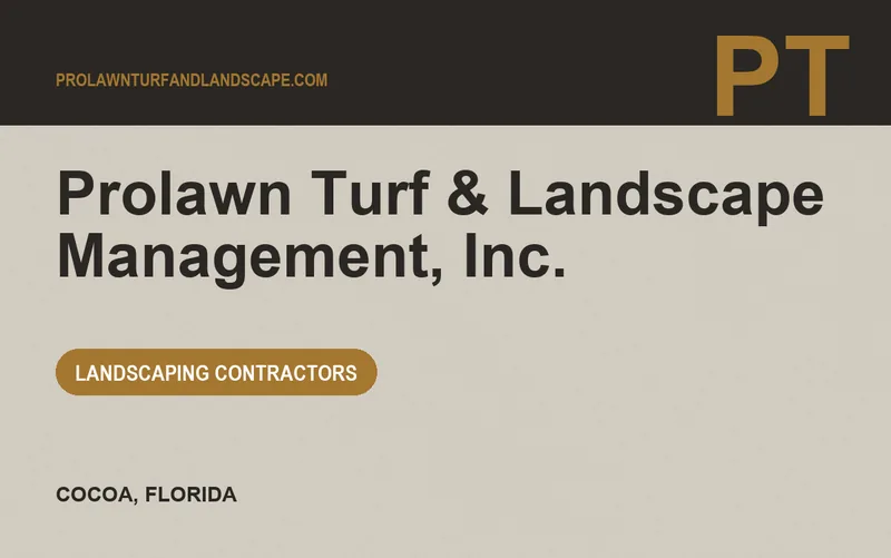 Prolawn Turf & Landscape Management, Inc. in Cocoa, Florida