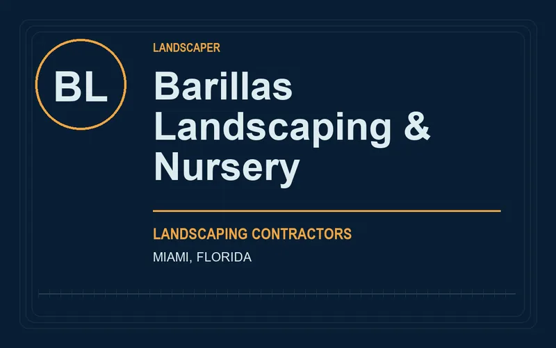 Barillas Landscaping & Nursery in Miami, Florida