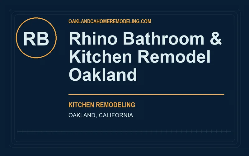Rhino Bathroom & Kitchen Remodel Oakland in Oakland, California