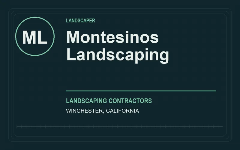 Montesinos Landscaping in Winchester, California