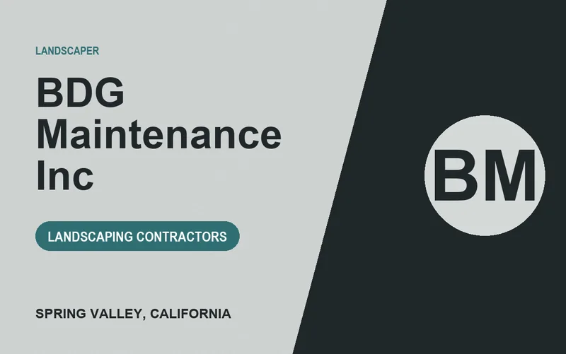 BDG Maintenance Inc in Spring Valley, California