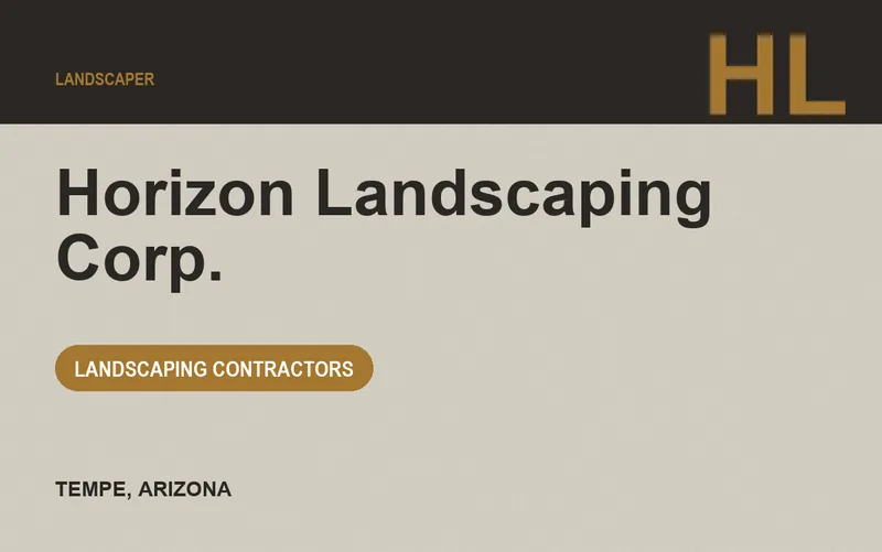 Horizon Landscaping Corp. in Tempe, Arizona