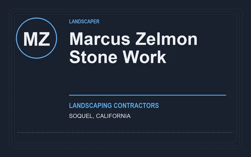 Marcus Zelmon Stone Work in Soquel, California
