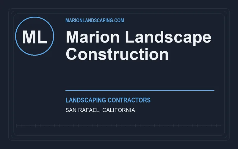 Marion Landscape Construction in San Rafael, California