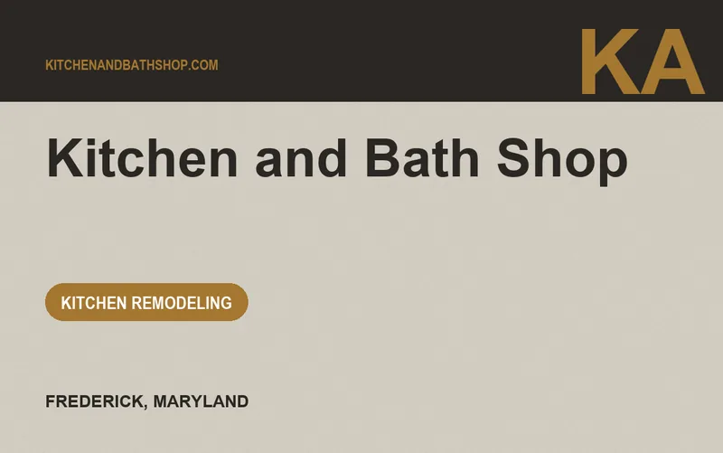 Kitchen and Bath Shop in Frederick, Maryland