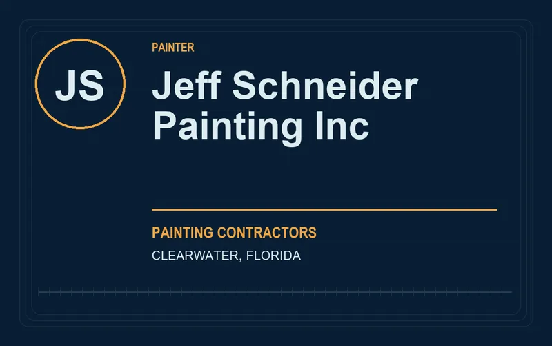 Jeff Schneider Painting Inc in Clearwater, Florida