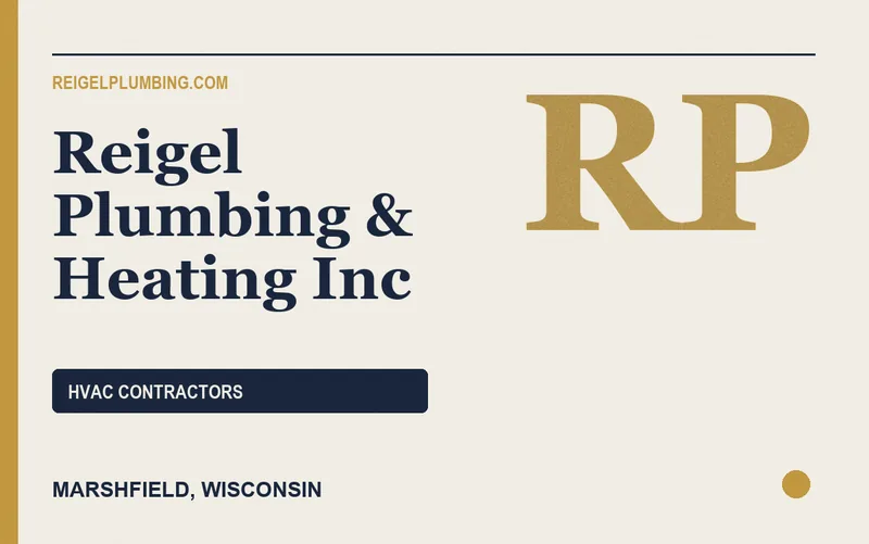 Reigel Plumbing & Heating Inc in Marshfield, Wisconsin