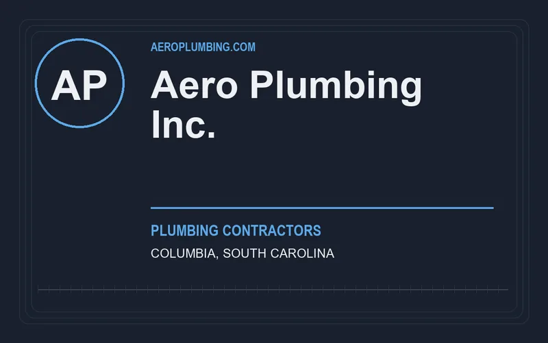 Aero Plumbing Inc. in Columbia, South Carolina