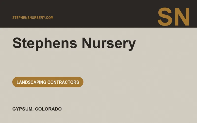 Stephens Nursery in Gypsum, Colorado