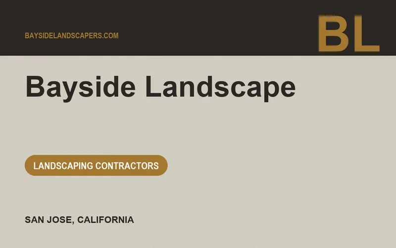 Bayside Landscape in San Jose, California