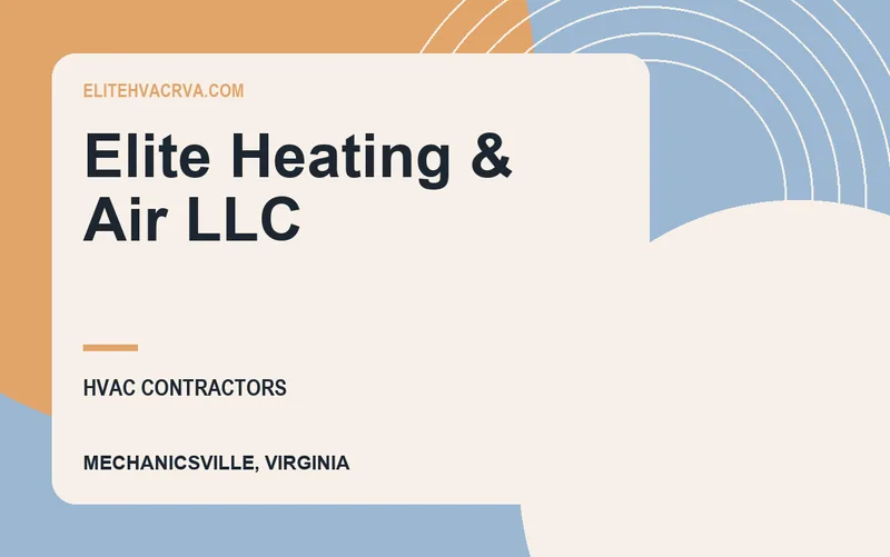 Elite Heating & Air LLC in Mechanicsville, Virginia