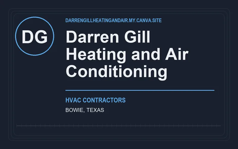 Darren Gill Heating and Air Conditioning in Bowie, Texas