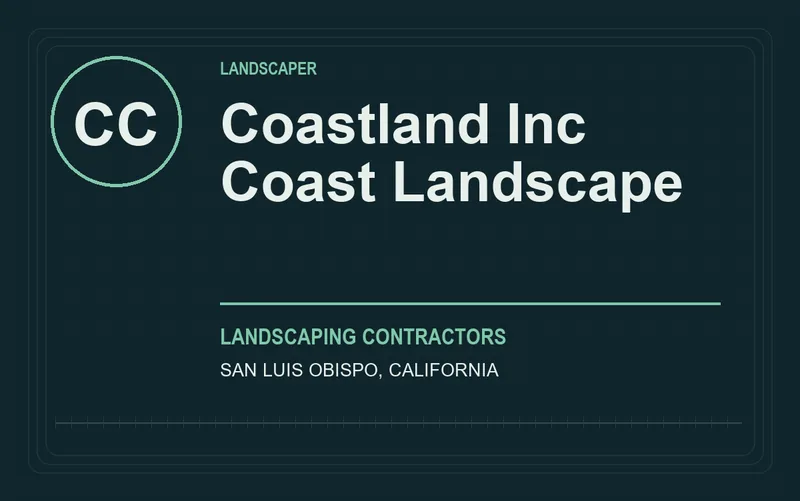 Coastland Inc Coast Landscape in San Luis Obispo, California