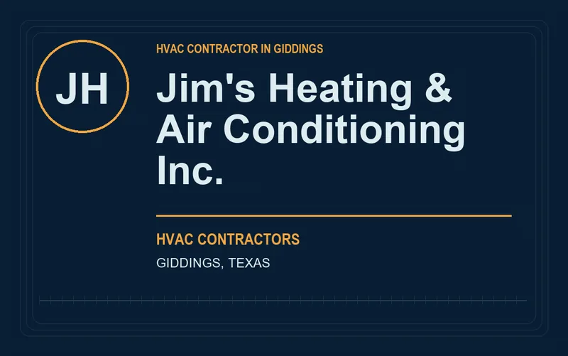 Jim's Heating & Air Conditioning Inc. in Giddings, Texas