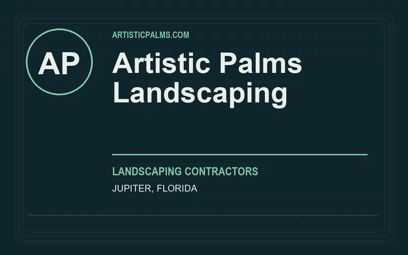 Artistic Palms Landscaping in Jupiter, Florida