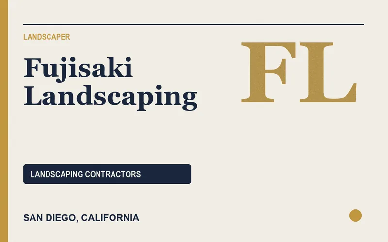 Fujisaki Landscaping in San Diego, California