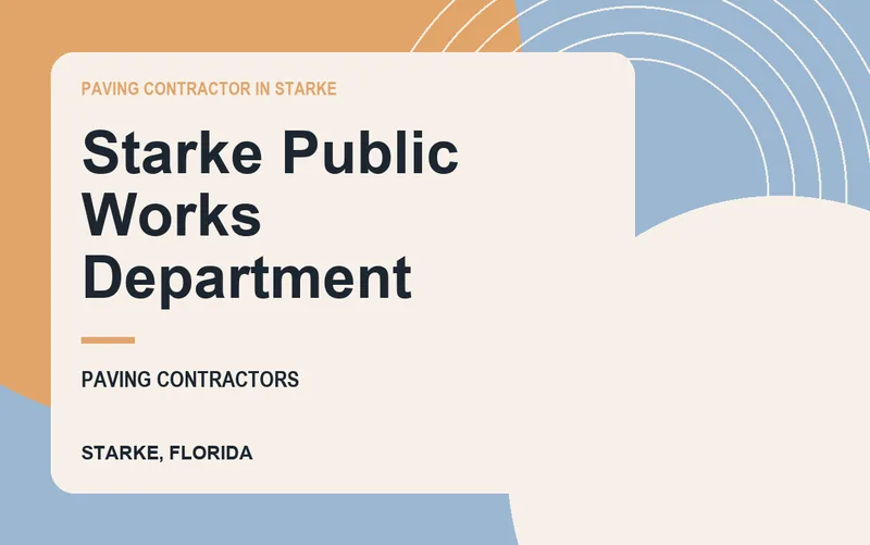Starke Public Works Department in Starke, Florida