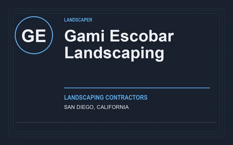 Gami Escobar Landscaping in San Diego, California