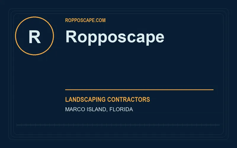 Ropposcape in Marco Island, Florida