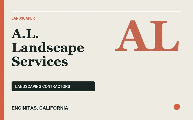 A.L. Landscape Services in Encinitas, California