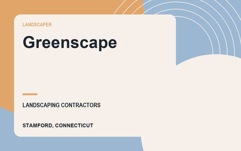 Greenscape in Stamford, Connecticut