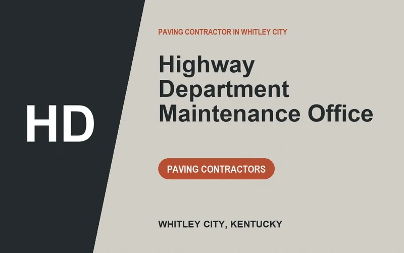 Highway Department Maintenance Office in Whitley City, Kentucky