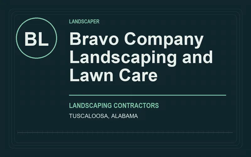 Bravo Company Landscaping and Lawn Care in Tuscaloosa, Alabama