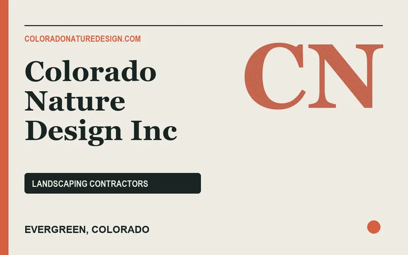 Colorado Nature Design Inc in Evergreen, Colorado