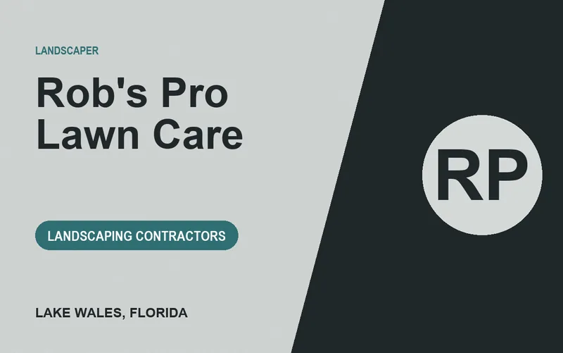 Rob's Pro Lawn Care in Lake Wales, Florida
