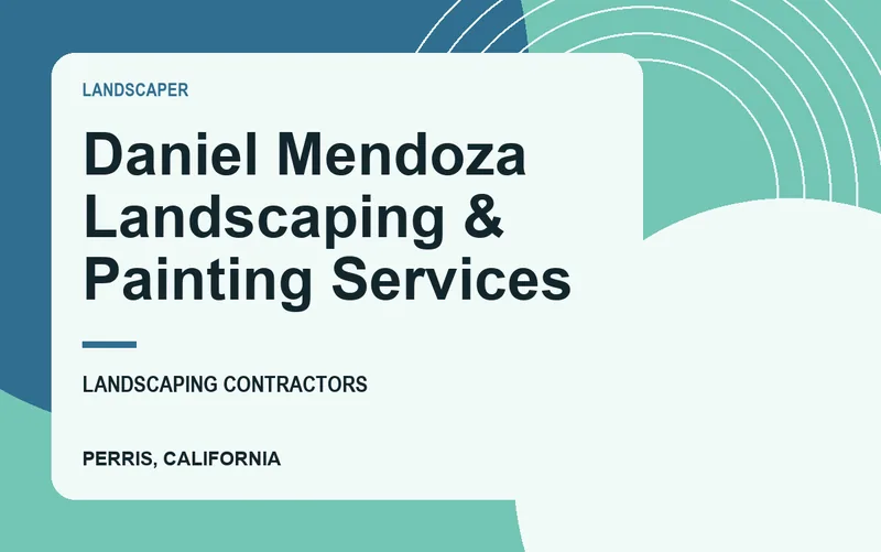 Daniel Mendoza Landscaping & Painting Services in Perris, California