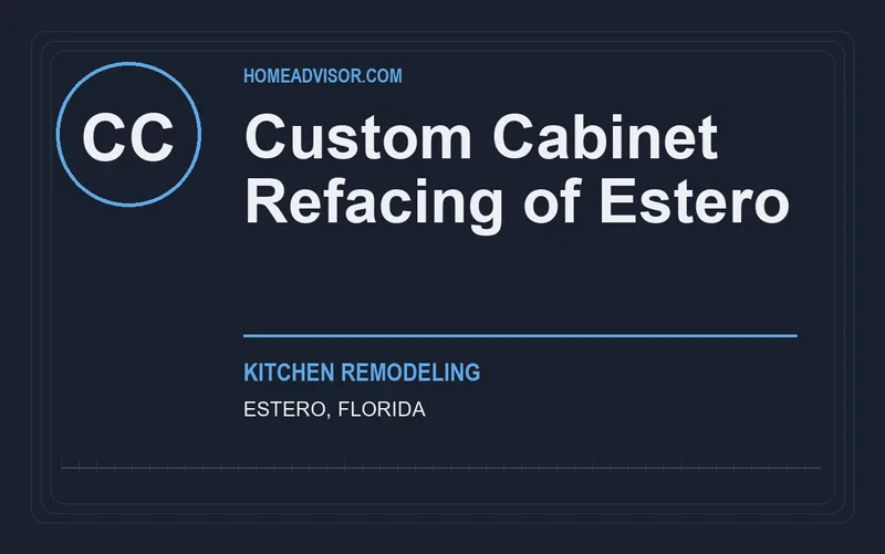 Custom Cabinet Refacing of Estero in Estero, Florida