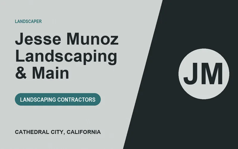 Jesse Munoz Landscaping & Main in Cathedral City, California