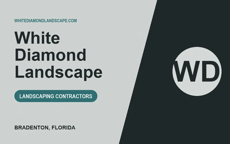 White Diamond Landscape in Bradenton, Florida