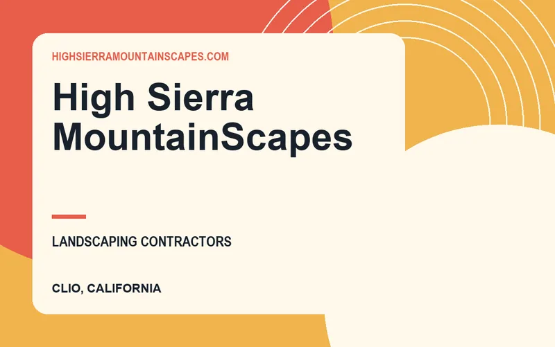 High Sierra MountainScapes in Clio, California