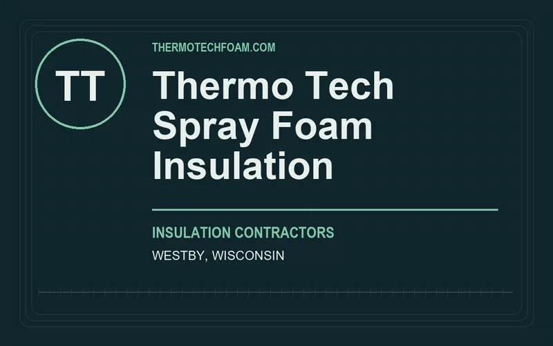 Thermo Tech Spray Foam Insulation in Westby, Wisconsin