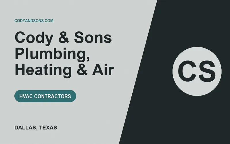 Cody & Sons Plumbing, Heating & Air in Dallas, Texas