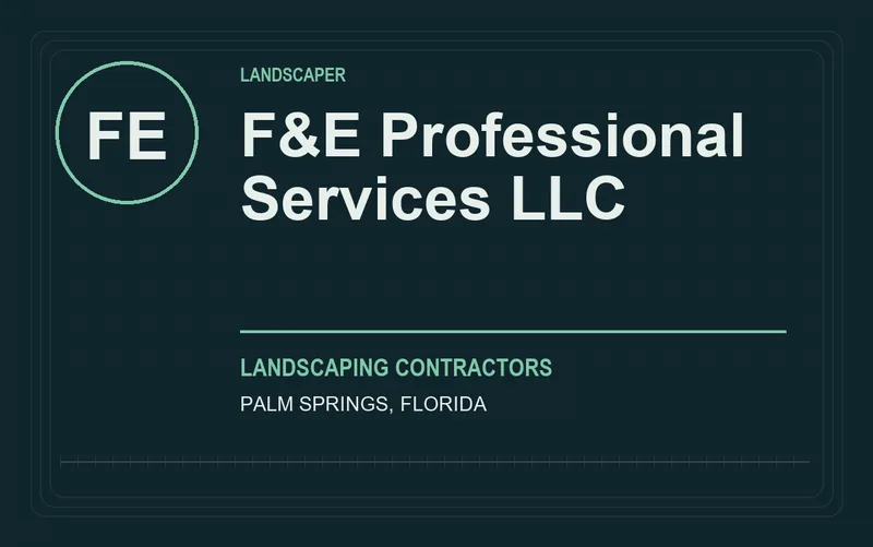 F&E Professional Services LLC in Palm Springs, Florida