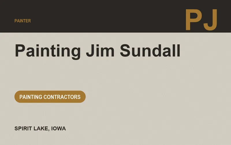 Painting Jim Sundall in Spirit Lake, Iowa