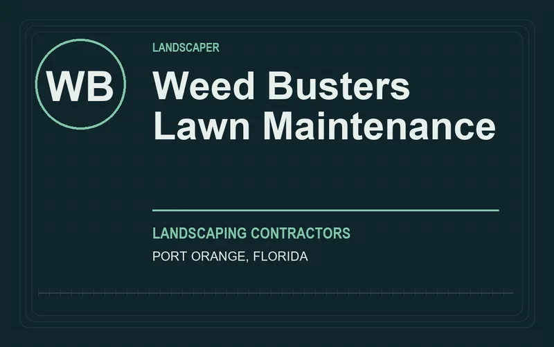 Weed Busters Lawn Maintenance in Port Orange, Florida